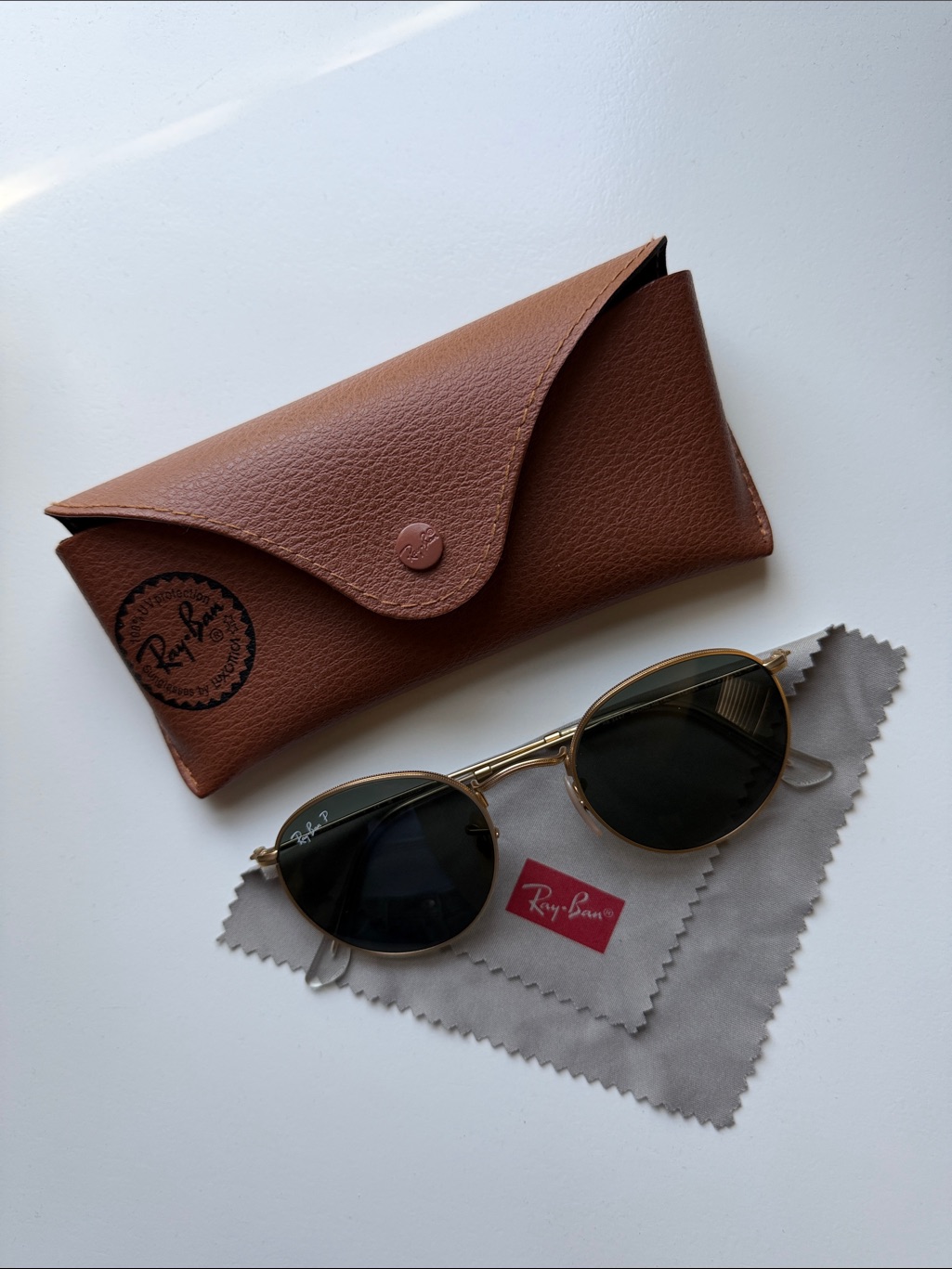 Ray-Ban Round Metal Polarized Sunglasses